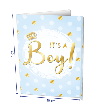 Feestbazaar Raambord It's A Boy! (60x45cm)
