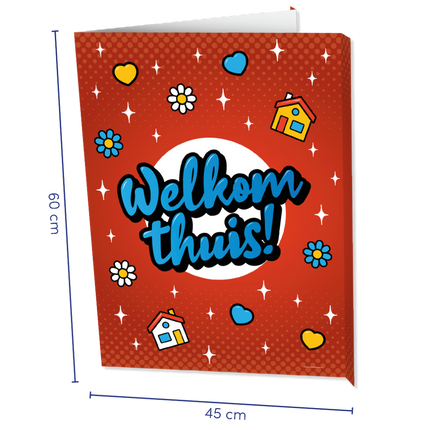 Feestbazaar Raambord Welkom Thuis Cartoon
