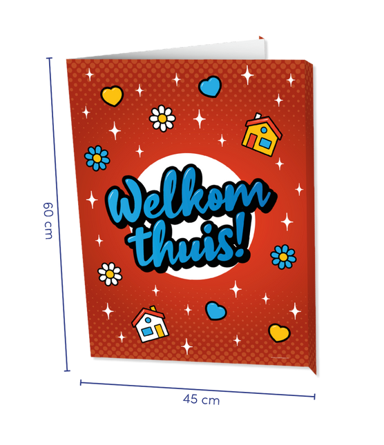 Feestbazaar Raambord Welkom Thuis Cartoon
