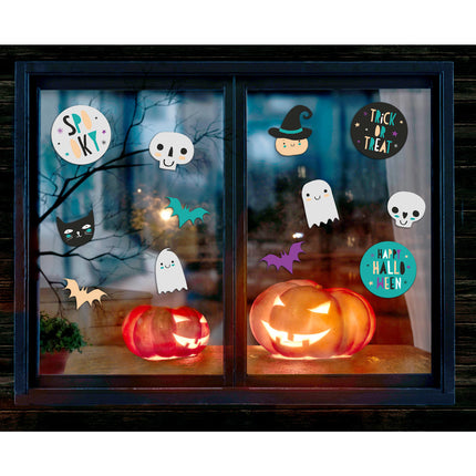 Feestbazaar Raamstickers Happy Halloween (12st)