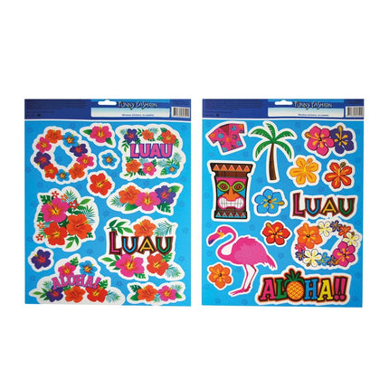 Feestbazaar Raamstickers Hawaii