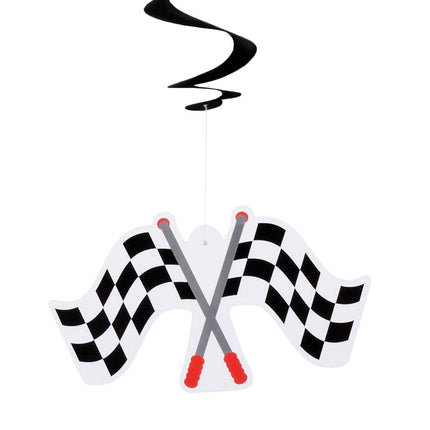 Feestbazaar Race Decoratieswirls (3st)