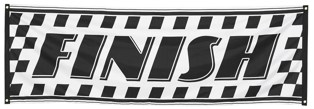 Feestbazaar Race Finish Vlag 74x220cm