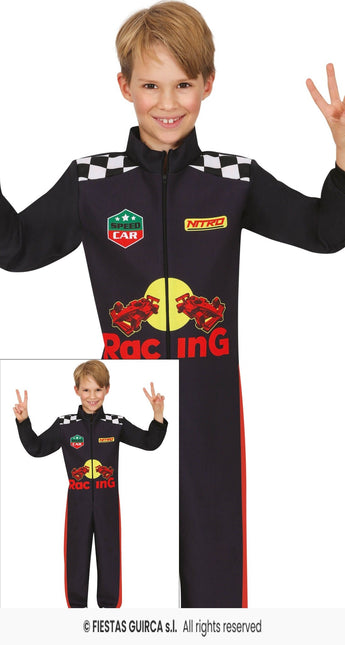 Feestbazaar Racing Driver Speedcar Kostuum Kind