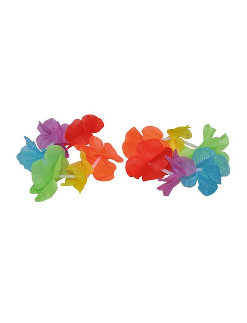 Feestbazaar Rainbow Bloemen Armbanden Hawaii (2st)
