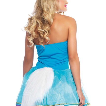 Feestbazaar Rainbow Unicorn Kostuum Dames