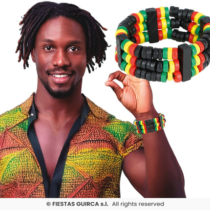 Feestbazaar Rastafari Armband