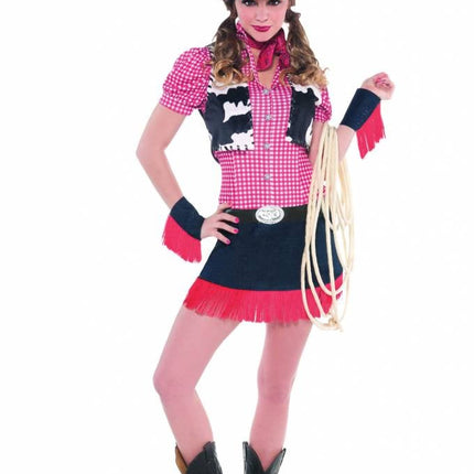 Feestbazaar Rawhide Cowgirl kostuum dames