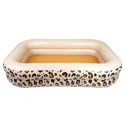 Feestbazaar Rechthoekig Zwembad Panterprint Beige (211cm)