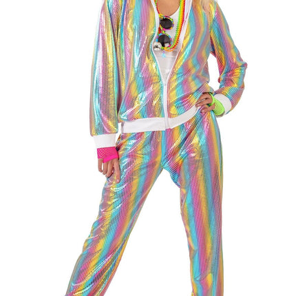 Feestbazaar Regenboog Glamour Trainingspak Dames Rea