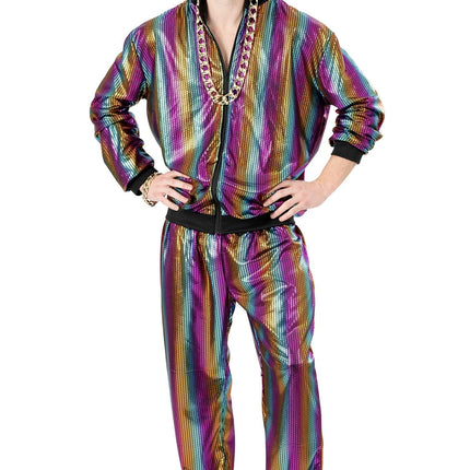 Feestbazaar Regenboog Glamour Trainingspak Heren Randy
