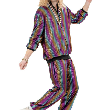 Feestbazaar Regenboog Glamour Trainingspak Heren Randy