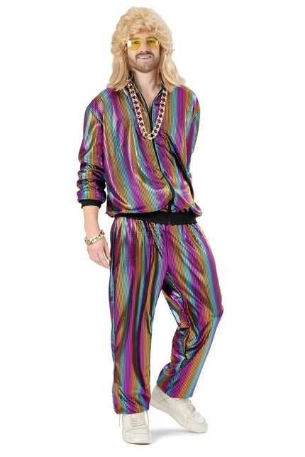 Feestbazaar Regenboog Glamour Trainingspak Heren Randy