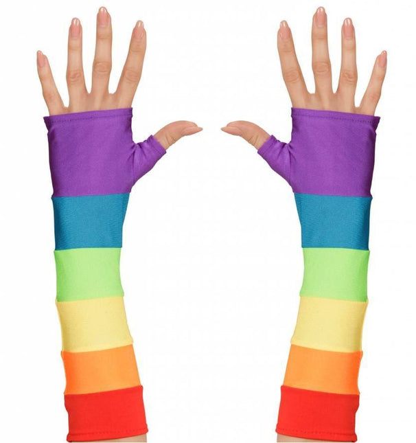 Feestbazaar Regenboog handschoenen