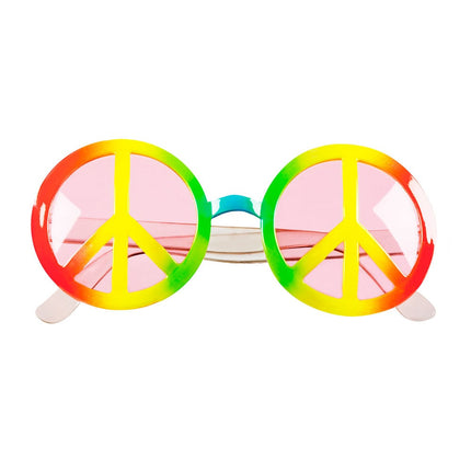 Feestbazaar Regenboog Hippie Bril Peace