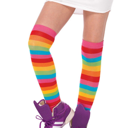 Feestbazaar Regenboog kousen
