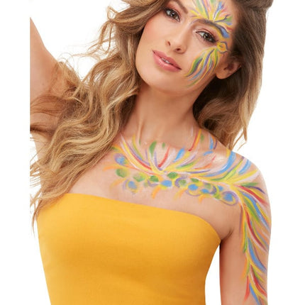 Feestbazaar Regenboog make up kit