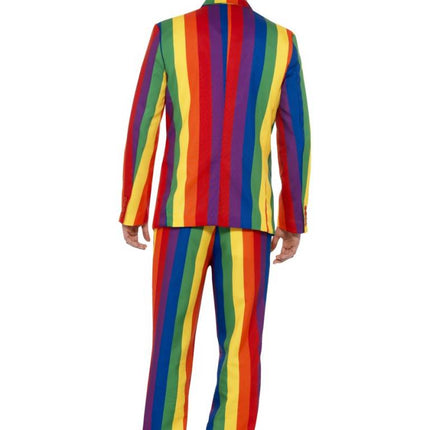 Feestbazaar Regenboog pak man