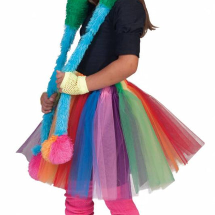 Feestbazaar Regenboog rok kind