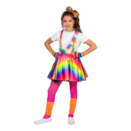 Feestbazaar Regenboog Rok Lola Kind