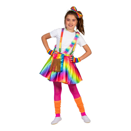 Feestbazaar Regenboog Rok Lola Kind