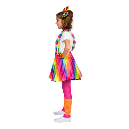Feestbazaar Regenboog Rok Lola Kind