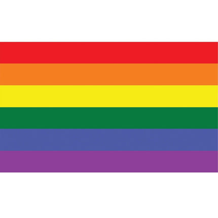 Feestbazaar Regenboog vlag 90x150cm