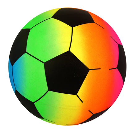 Feestbazaar Regenboog voetbal 20cm