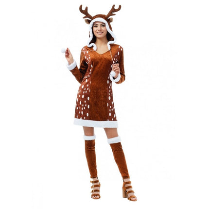 Feestbazaar Rendier kostuum Prancer Vrouw