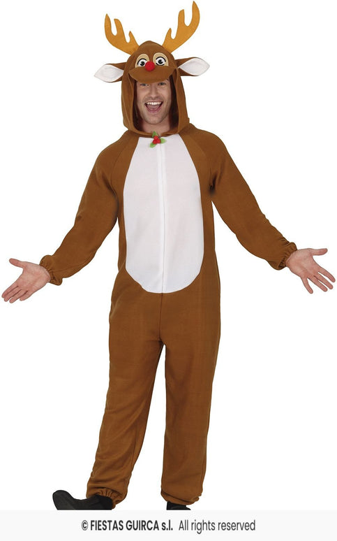Feestbazaar Rendier Onesie Pyjama Volwassenen