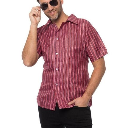 Feestbazaar Retro 70's Blouse Rood