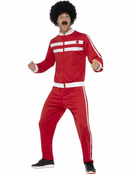Feestbazaar Retro Trainingspak heren rood