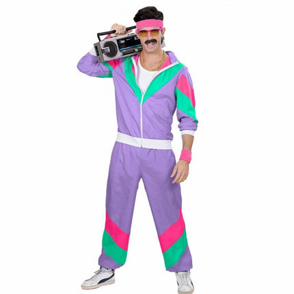 Feestbazaar Retro Trainingspak paars