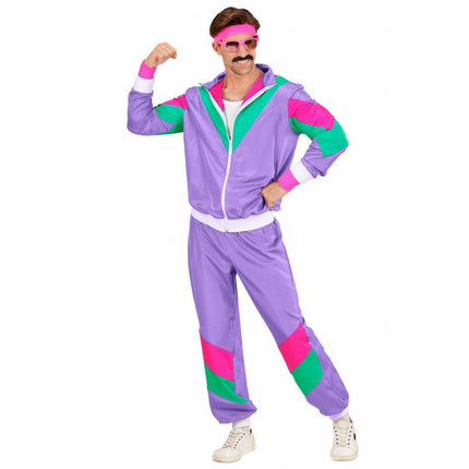 Feestbazaar Retro Trainingspak paars