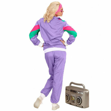 Feestbazaar Retro Trainingspak paars