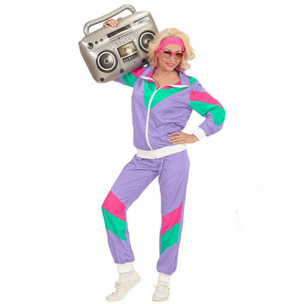 Feestbazaar Retro Trainingspak paars