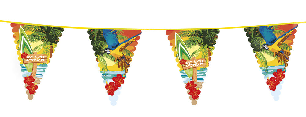 Feestbazaar Reuzen Vlaggenlijn Beach Hawaii (6m)