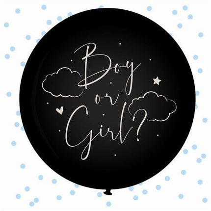 Feestbazaar Reveal Ballon Baby Blauw (61cm)