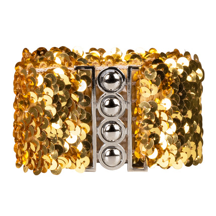 Feestbazaar Riem Disco Pailletten Goud