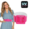 Feestbazaar Riem Retro Neon Roze