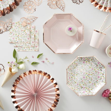 Feestbazaar Rietjes Floral Ditsy (25st)
