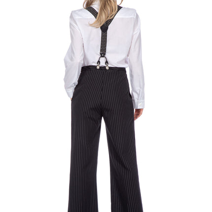 Feestbazaar Roaring 20's Krijtstreep Broek Premium