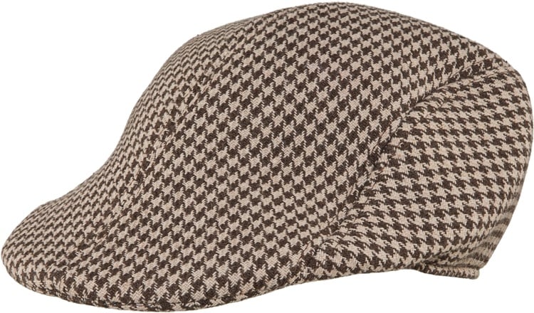 Feestbazaar Roaring Twenties Platte Pet Beige Geruit
