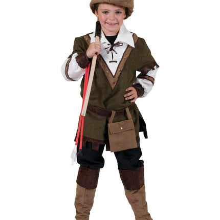 Feestbazaar Robin Hood Kostuum Kind Donkergroen