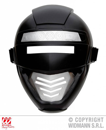 Feestbazaar Robot masker kind zwart