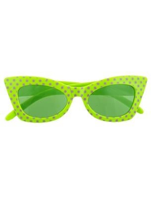Feestbazaar Rock 'n Roll Bril Fluor Groen