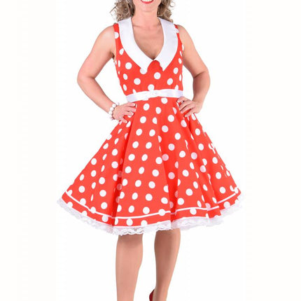 Feestbazaar Rock 'n roll jurk bolletjes