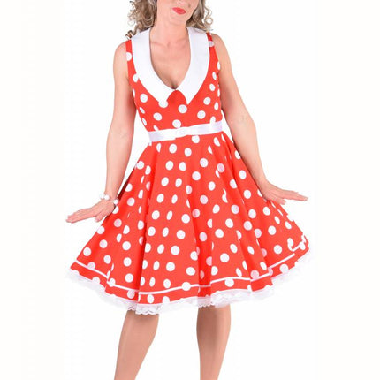 Feestbazaar Rock 'n roll jurk bolletjes