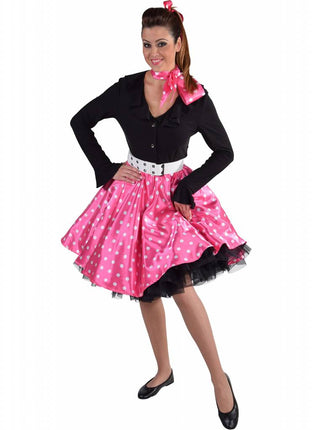 Feestbazaar Rock & Roll rok pink