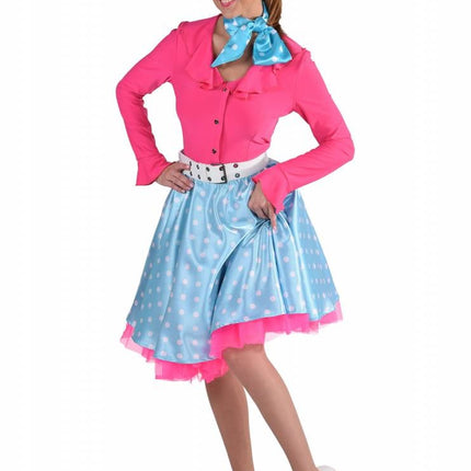 Feestbazaar Rock & Roll rok turquoise